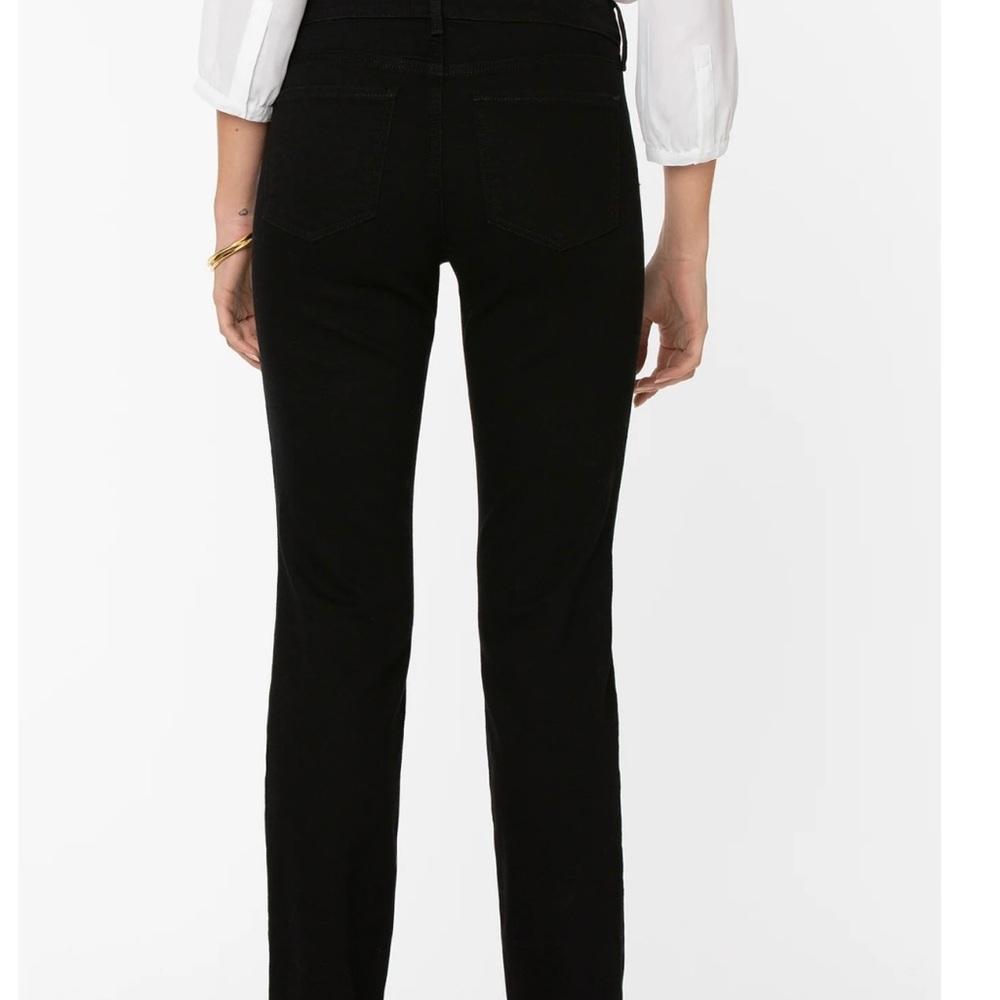 NYDJ Marilyn Straight Jeans size 8 black NWT - Picture 3 of 6